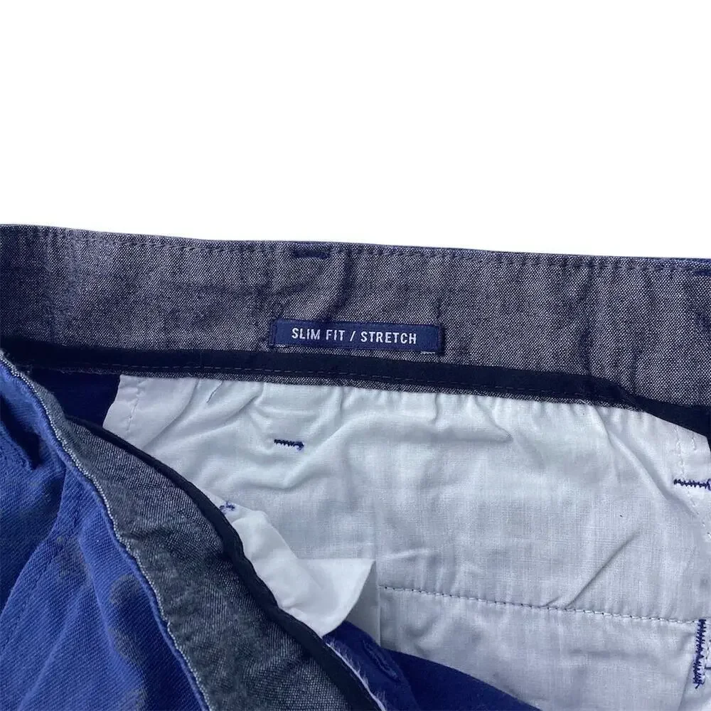 Nautica Men's Blue Paisley Bermuda Shorts‎ Size 46 W